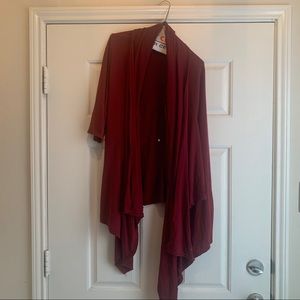 Burgundy Cardigan